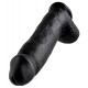 Dildo »King Cock 12 Zoll Balls«, schwarz, 30,5 cm, mit Hoden