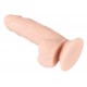 Dildo im Penislook, 17 cm, biegsam, mit Saugfuß