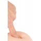Dildo im Penislook, 17 cm, biegsam, mit Saugfuß