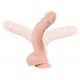 Dildo im Penislook, 29,5 cm, biegsam, mit Saugfuß