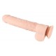 Dildo im Penislook, 29,5 cm, biegsam, mit Saugfuß