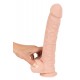 Dildo im Penislook, 29,5 cm, biegsam, mit Saugfuß
