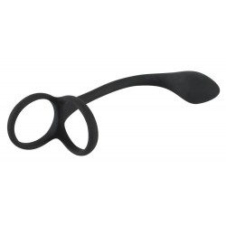 Analplug mit Penis- und Hodenring