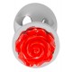 Analplug »Butt Plug Rose«, mit Rose am Fuß