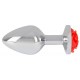 Analplug »Butt Plug Rose«, mit Rose am Fuß