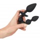 Analplug mit Kugelstrang, 2-in-1
