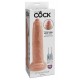 Dildo »King Cock Uncut - Flesh« im Penislook mit beweglicher Vorhaut, 22,7 cm