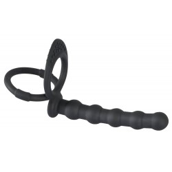 Penis-/Hodenring »Cock & ball ring« mit Analplug