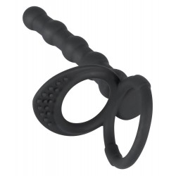 Penis-/Hodenring »Cock & ball ring« mit Analplug