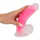 Naturdildo »Super Softie«, 17,5 cm, mit Hoden und Saugfuß, pink