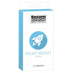 Kondome »Pocket Rocket«, 49mm, 12er