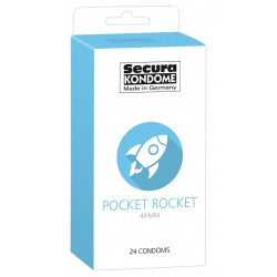 Kondome »Pocket Rocket«, 49mm, 24er