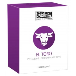 Kondome »El Toro« mit Potenzring, 100er