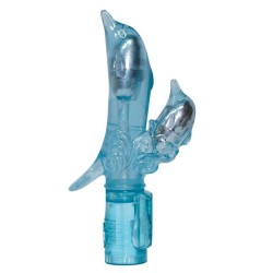 Vibrator »Double Dolphin« mit Klitorisreizer und 3 Vibrationsstufen