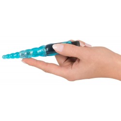Anal-Vibrator »Mini Temptation Blue«, 13,5 cm lang, Ø 0,7-2 cm, stufenlose Vibration