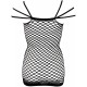 Minikleid aus Netz mit 3 Trägern