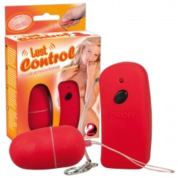 Vibroei »Lust Control« mit Funk-Fernbedienung, rot