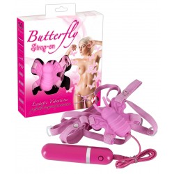 Butterflyvibrator »Butterfly Strap On« zum Umschnallen, mit 10 Vibrationsstufen