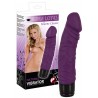 Vibrator »Vibra Lotus Penis« mit 7 Vibrationsmodi, 20 cm, lila