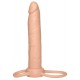 Analdildo »Analspecial« mit Penis- und Hodenring, hautfarben