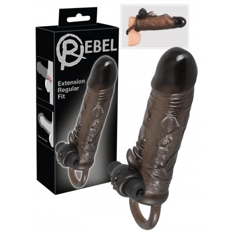 Penishülle mit Hodenring und Vibro-Bullet