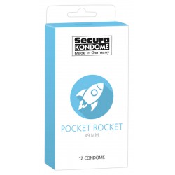 Kondome »Pocket Rocket«, 49mm, 12er