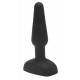 Analplug »trio«, mit Funk-Fernbedienung und Hardcase, schwarz
