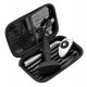 Analplug »trio«, mit Funk-Fernbedienung und Hardcase, schwarz