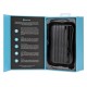 Analplug »trio«, mit Funk-Fernbedienung und Hardcase, schwarz