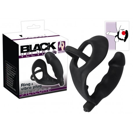 Black Velvets ring & vibro plug