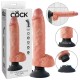 Naturvibrator »Vibrating Cock with Balls« mit abschraubbarem Saugfuß, 25 cm