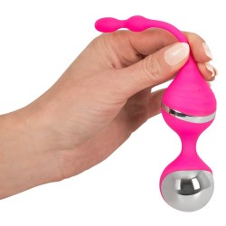 Vibro-Liebeskugeln, mit 10 Vibrationsmodi, wiederaufladbar, pink