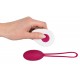 Vibroei mit Fernbedienung, wiederaufladbar, pink