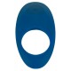 Vibro-Penisring mit Klitorisstimulation, wiederaufladbar, blau
