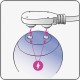 Analplug mit 12 Vibrationsrythmen, wiederaufladbar