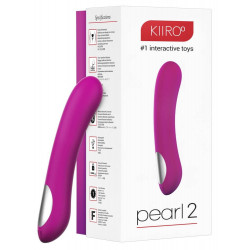 G-Punkt-Vibrator »Pearl 2«, 19 cm, mit Teledildonic-Funktion, Berührungsempfindlichkeits-Technologie und 5 Vibrationsstufen