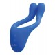 Vibrator für Paare »BeauMents Doppio«, wiederaufladbar, blau