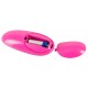Vibroei mit kabelloser Fernbedienung, pink