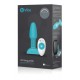 Analplug »b-Vibe Rimming Petite« mit Vibration, Rotation, Stimulationsperlen und 2 Motoren, türkis