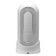 Masturbator »Flip Zero«, 18 cm, mit 5 Vibrationsstufen und reizstrukturiertem Lustkanal, weiß