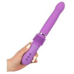 Vibrator »Push it!« mit Stoßfunktion und Griff, lila