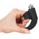 Fingervibrator aus Silikon, gerillt