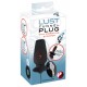Tunnel-Analplug mit Vibro-Stopper, 10 cm, befüllbar
