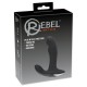 Analplug, 16,6 cm, mit Vibration, Rotation und Klopffunktion