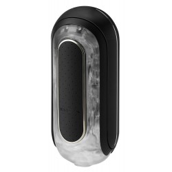 Masturbator »Flip Zero«, 18 cm, mit 5 Vibrationsstufen und reizstrukturiertem Lustkanal, schwarz