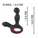 Prostatavibrator, 14,5 cm mit 10 Vibrationsmodi und 3 Rotationsstufen