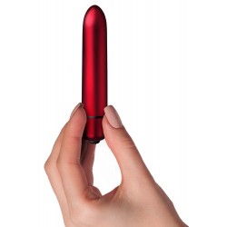 Vibrobullet »Scarlet Velvet Red« mit 10 Vibrationsmodi, Mattlook, batteriebetrieben