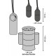 Masturbation »Cook Sleeve«, mit 2 Vibrobullets
