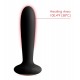 Analplug „Primo”, 12 cm, mit Vibration und Fernbedienung, schwarz