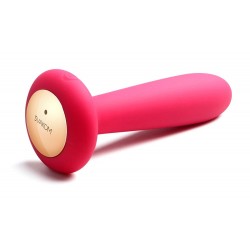 Analplug „Primo”, 12 cm, mit Vibration und Fernbedienung, pink
